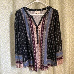 Style & Co patterned top